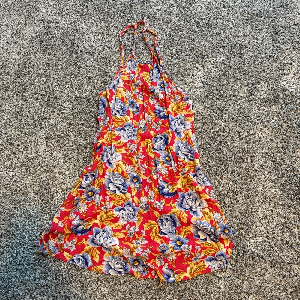 Floral American Eagle Halter Dress - w/Tag attached